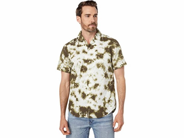 (取寄) アウターノウン シャツ Outerknown BBQ Shirt Olive Branch Tie-Dye