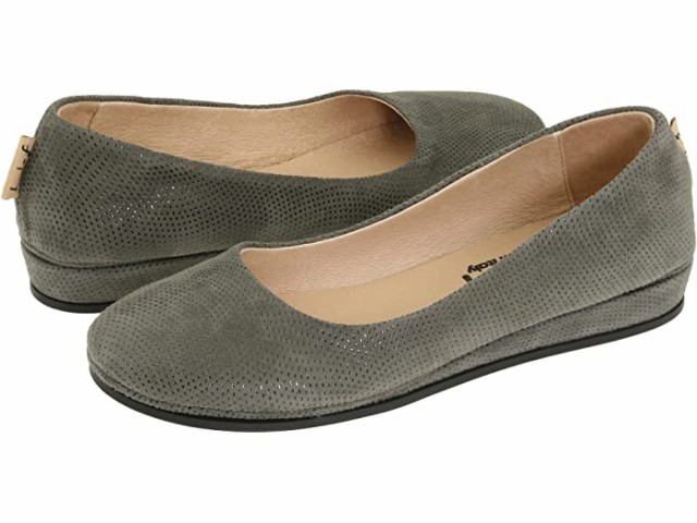 (取寄) フレンチ ソール フラッツ French Sole Zeppa Flat Taupe Wave