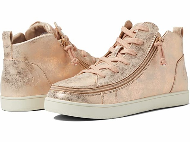 (取寄) ビリー フットウェア スニーカー レース ミッド トップ BILLY Footwear Sneaker Lace Mid Top Rose Gold