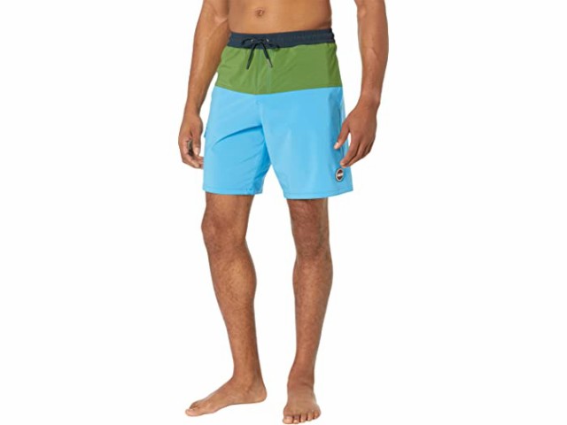 (取寄) コルマー 45 ストレッチ クイック ドライ スイム トランクス COLMAR 45 cm Three-Color Stretch Quick Dry Swim Trunks River/Gr