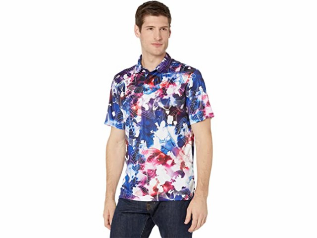 (取寄) ロバート グラハム リップ タイド ショート スリーブ ニット ポロ Robert Graham Rip Tide Short Sleeve Knit Polo Multi