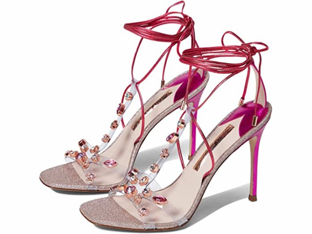 (取寄) ソフィア ウェブスター カミーユ サンダル Sophia Webster Camille Sandal Fuchsia Metallic/Pink Crystal