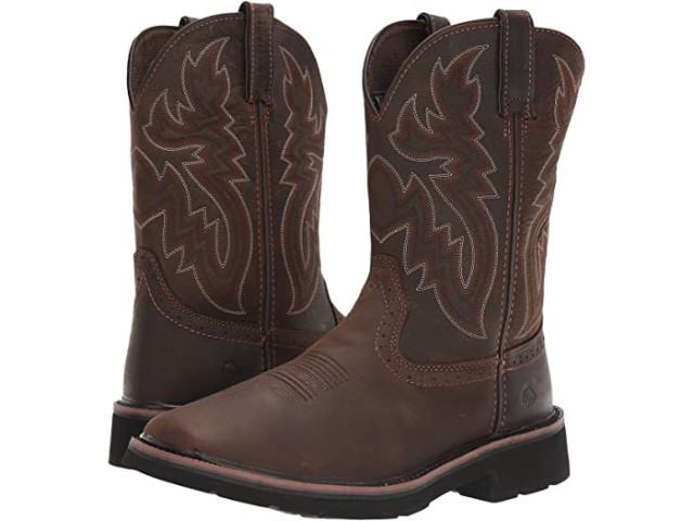 (取寄) ウルヴァリン ランチャー ウェリントン ソフト トゥ Wolverine Rancher Wellington Soft Toe Dark Brown/Rust