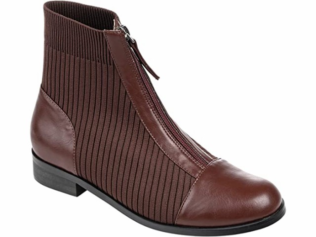 (取寄) ジュルネ コレクション トゥルー コンフォート フォーム ブーティ Journee Collection Tru Comfort Foam Bexlie Bootie Brown