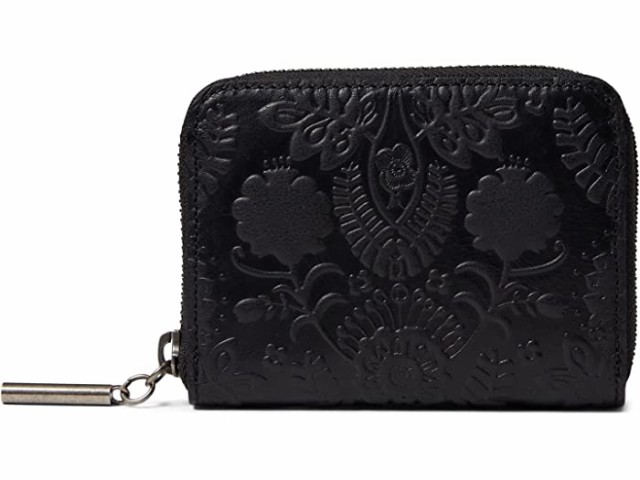 (取寄) ザ サク アイリス ミディアム ウォレット The Sak Iris Medium Wallet Black Floral Embossed