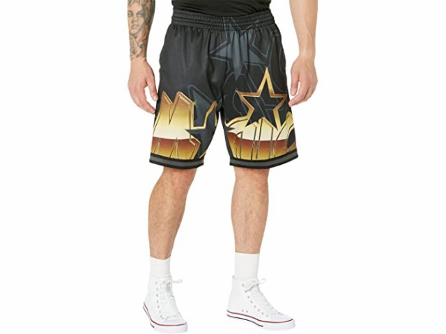 (取寄) ミッチェル & ネス ビッグ フェイス 4.0 ファッション ショーツ マジック Mitchell & Ness NBA Big Face 4.0 Fashion Shorts Mag