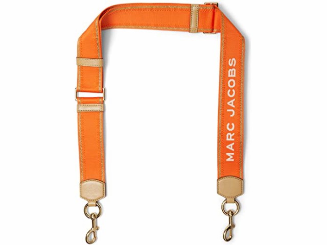 (取寄) マークジェイコブス ニュー ロゴ ウェビング ストラップ Marc Jacobs New Logo Webbing Strap Orange Multi