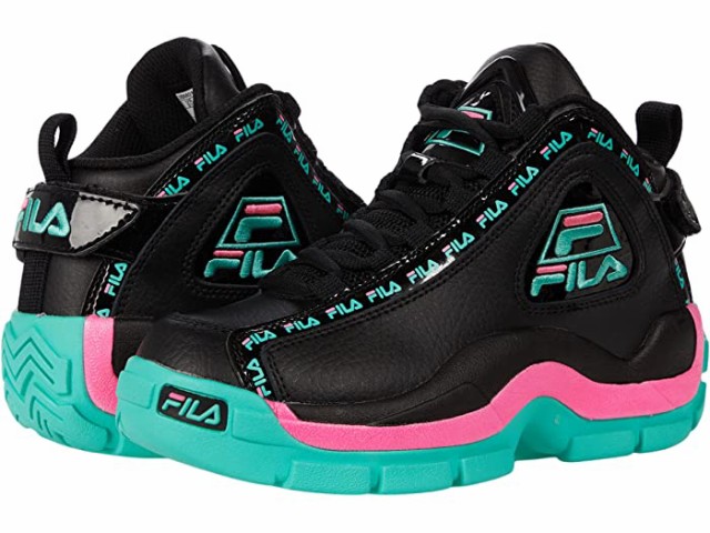 (取寄) フィラ キッズ グラント ヒル 2 リピート (ビッグ キッズ) Fila Kids Grant Hill 2 Repeat (Big Kid) Black/Cockatoo/Sugar Plum