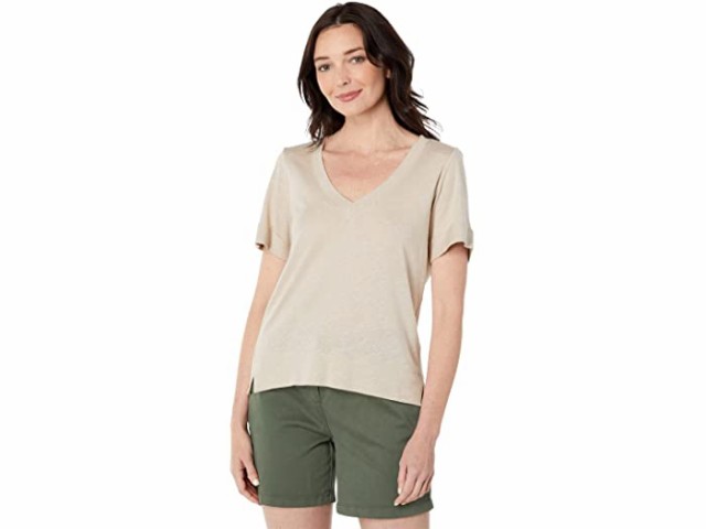 (取寄) スプレンディッド アンジェリーナ ショート スリーブ ティー Splendid Angelina Short Sleeve Tee Sand