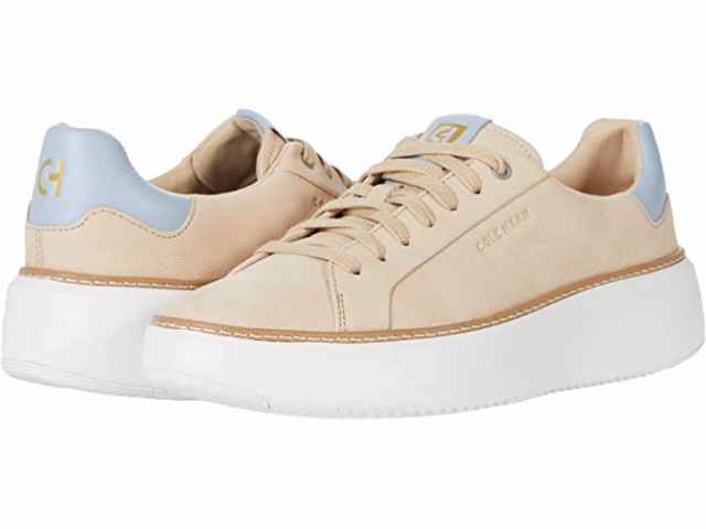 (取寄) コールハーン クラウドフィール スニーカー Cole Haan Grandpro Cloudfeel Topspin Sneaker Oat/Blue Fog/White/Gold