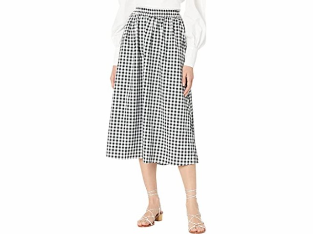 (取寄) バッファロー デビット ビトン シェイ ミディ スカート Buffalo David Bitton Shay Midi Skirt Black/White Gingham