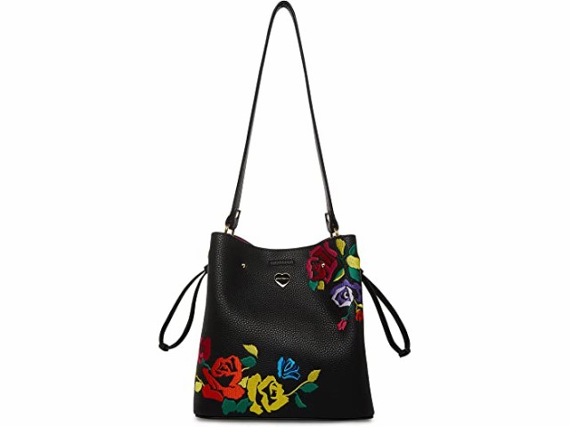 (取寄) ベッツィジョンソン ブルーミン グレート バケット バッグ Betsey Johnson Bloomin Great Bucket Bag Black