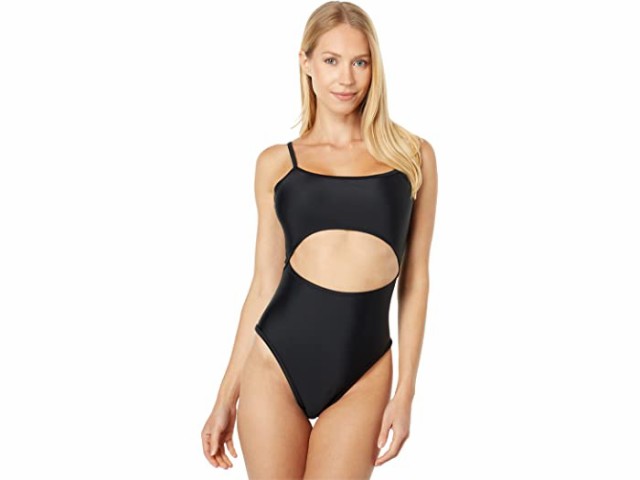 (取寄) メイドウェル セカンド ウェーブ カットアウト ワンピース スイムスーツ Madewell Second Wave Cutout One-Piece Swimsuit True