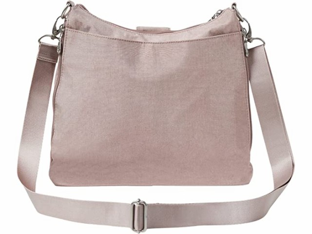 (取寄) バッガリーニ Sorrento Rfid ホーボー バッグ Baggallini Sorrento RFID Hobo Bag Blush Shimmer