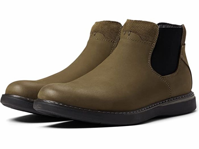 (取寄) ナン ブッシュ プレーン トゥ チェルシー ブート Nunn Bush Bayridge Plain Toe Chelsea Boot Moss