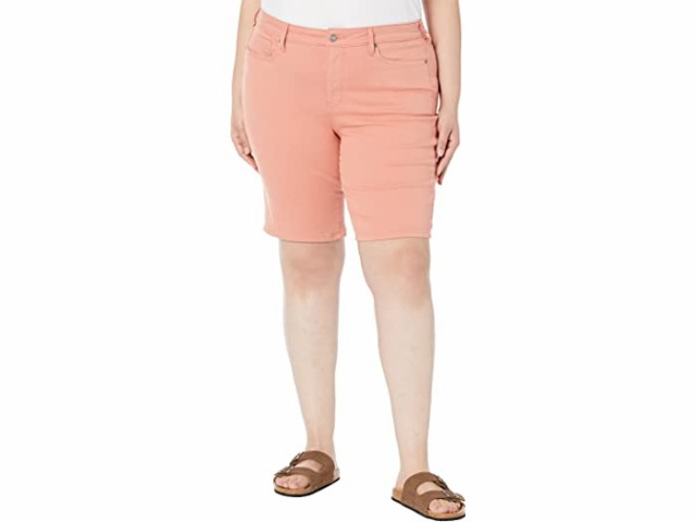 (取寄) エヌワイディージェイ プラス サイズ プラス サイズ ショーツ イン テラ NYDJ Plus Size Plus Size Briella Shorts in Terra Cot