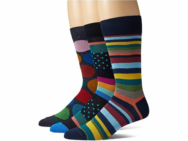 (取寄) ポールスミス 3パック ソックス Paul Smith 3-Pack Socks Blue