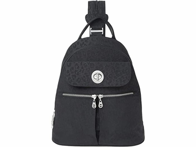 (取寄) バッガリーニ ネイプルズ コンバーチブル バックパック Baggallini Naples Convertible Backpack Black Cheetah