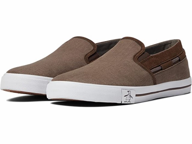 (取寄) オリジナルペンギン ジョン スリップ-オン Original Penguin John Slip-On Brown