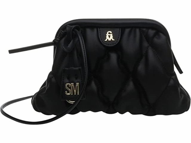 (取寄) スティーブマデン ダイヤモンド パフ キルト Steve Madden Tinley Diamond Puff Quilt Clutch/Crossbody Black