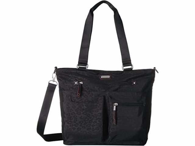 (取寄) バッガリーニ エニ デイ トート ウィズ Rfid フォン リスレット Baggallini Any Day Tote with RFID Phone Wristlet Black Cheet