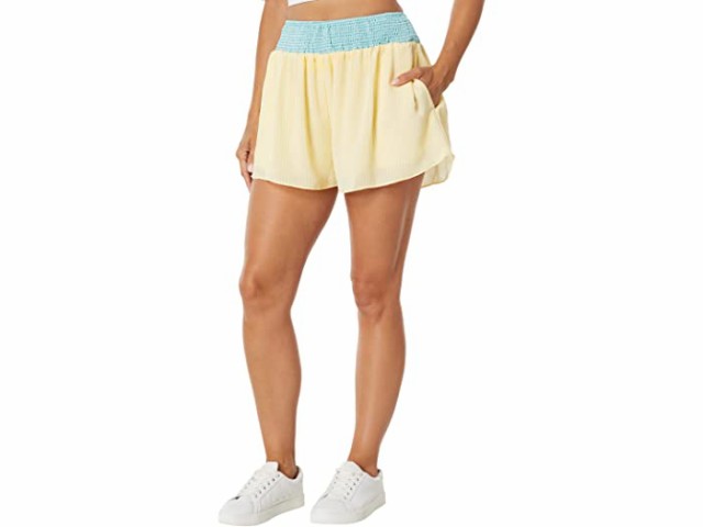 (取寄) BCBGジェネレーション プルオン ショーツ BCBGeneration Pull-On Shorts V1VX3B12 Pale Banana Stripe