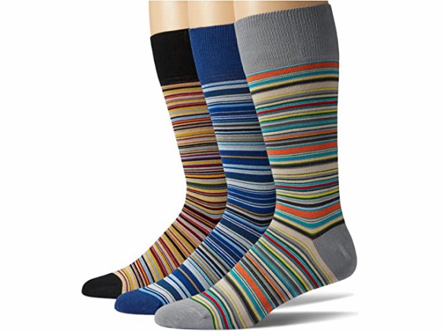 (取寄) ポールスミス 3パック ソックス Paul Smith 3-Pack Socks Multicolor