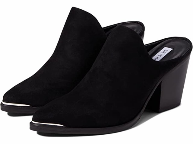 (取寄) スティーブマデン ミュール Steve Madden Cando Mule Black Suede