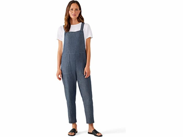 (取寄) アイリーン フィッシャー オーバーオール Eileen Fisher Overalls Denim