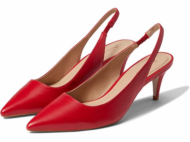 (取寄) マッシモ マッテオ コレット スリングバック Massimo Matteo Colette Slingback Red Leather