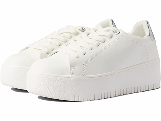 (取寄) スティーブマデン ロックアウェイ スニーカー Steve Madden Rockaway Sneaker White/Silver