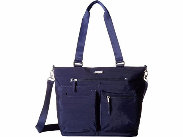 (取寄) バッガリーニ エニ デイ トート ウィズ Rfid フォン リスレット Baggallini Any Day Tote with RFID Phone Wristlet Navy