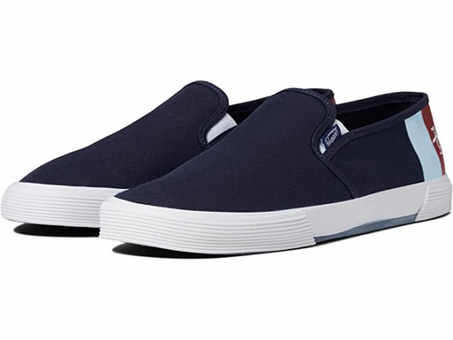 (取寄) オリジナルペンギン サム ストライプ スリップ-オン Original Penguin Sam Stripe Slip-On Navy Canvas