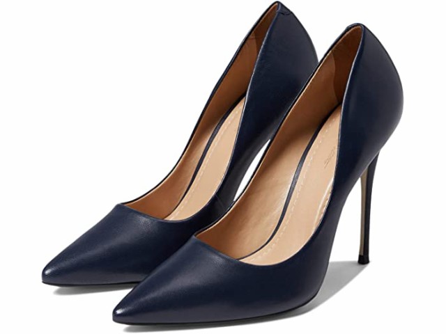 (取寄) マッシモ マッテオ トゥ ポンプ 17 Massimo Matteo Pointy Toe Pump 17 Navy Leather