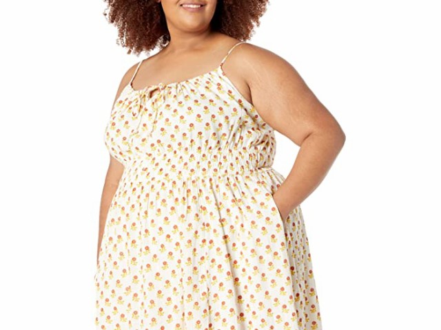 (取寄) メイドウェル プラス サイズ カミ ハートフォード ミディ ドレス - プリント Madewell Plus Size Cami Hartford Midi Dress - Pr