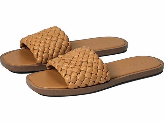 (取寄) メイドウェル ノラ パフィー ウーブン スライド Madewell Nora Puffy Woven Slide Toffee