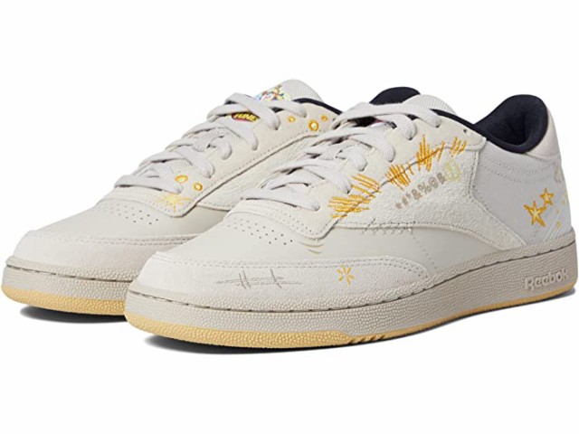 (取寄) リーボック ライフスタイル クラブ シー 85 X ルーニー チューンズ Reebok Lifestyle Club C 85 x Looney Tunes Pebble/Core Bla