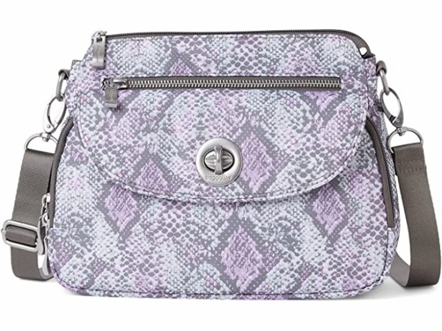 (取寄) バッガリーニ カリス クロスボディ バッグ Baggallini Calais Crossbody Bag Blush Python