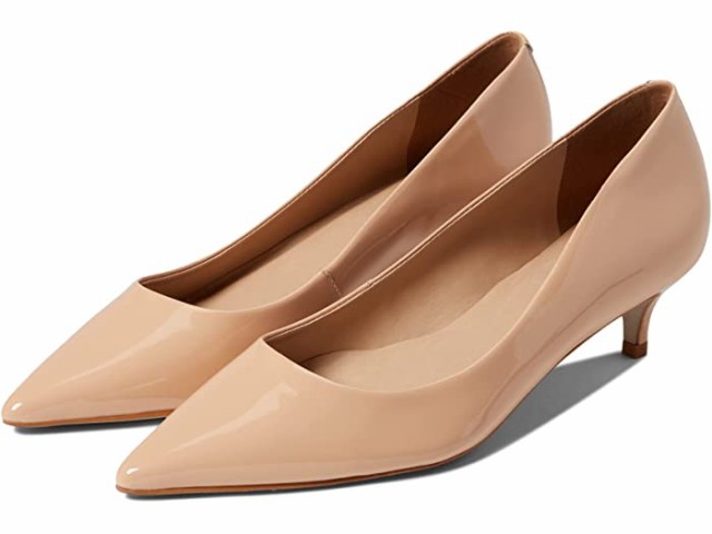 (取寄) マッシモ マッテオ シーア ポンプ Massimo Matteo Cia Kitten Pump Nude Patent