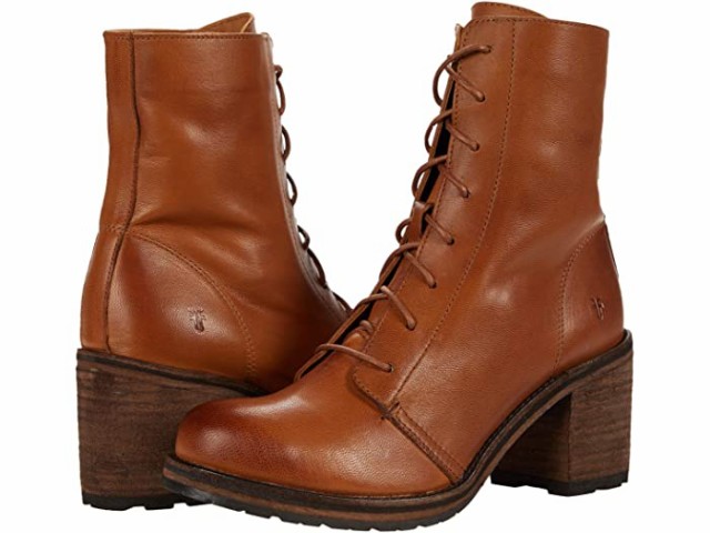 (取寄) フライ カレン コンバット Frye Karen Combat Cognac Vintage Veg Tan