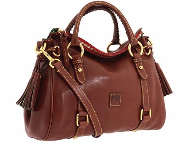 (取寄) ドゥーニー & バーク フロランティン スモール サッチェル Dooney & Bourke Florentine Small Satchel Chestnut/Self Trim