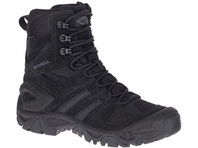 (取寄) メレル ワーク ストロングフィールド タクティカル 8 ウォータープルーフ Merrell Work Strongfield Tactical 8 Waterproof Blac