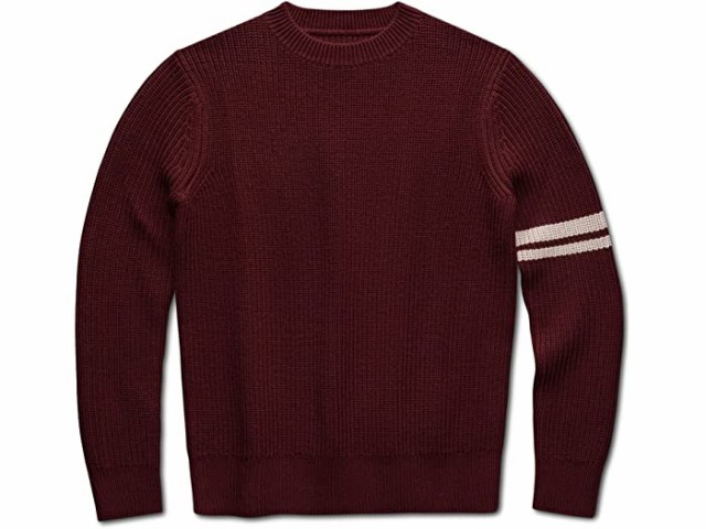 特価品コーナー☆ 取寄 ラベル メンズ ゴー-トゥ セーター LABEL men Go-To Sweater Burgundy Putty 