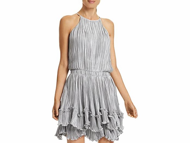 (取寄) ホルストン ウィメンズ プリーツ Halston Womens Pleated Silver