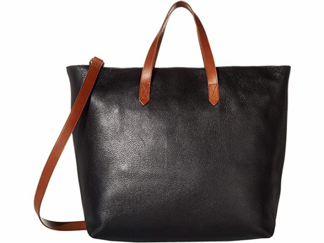 (取寄) メイドウェル ザ ジップ トップ トランスポート キャリーオール Madewell The Zip Top Transport Carryall True Black/Brown