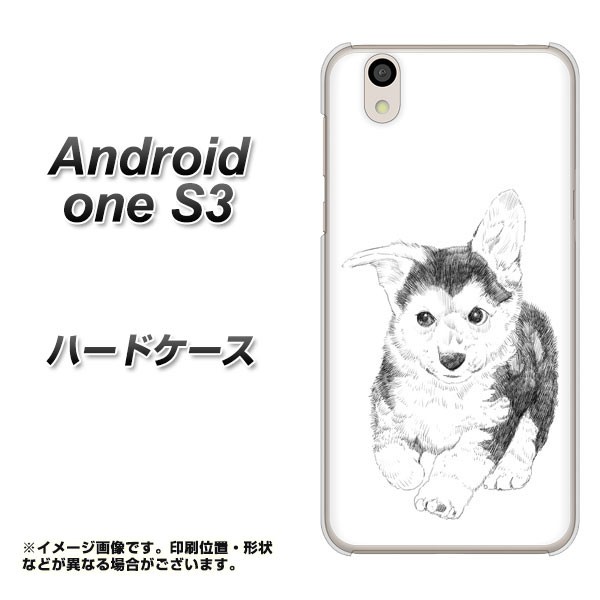 Y mobile Android one セールSALE％OFF S3 日本正規代理店品 ハードケース カバー かわいい ANDONES3 子犬 アンドロイドワン コーギー YJ190 素材クリア