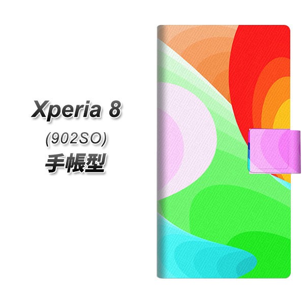 メール便送料無料 softbank Xperia 8 902SO 手帳型スマホケース 正規 超目玉 エクスペリア8 YB829 マーブル01 902SO用 横開き