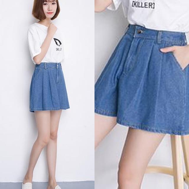 最新のhdデニム キュロット コーデ 人気のファッショントレンド