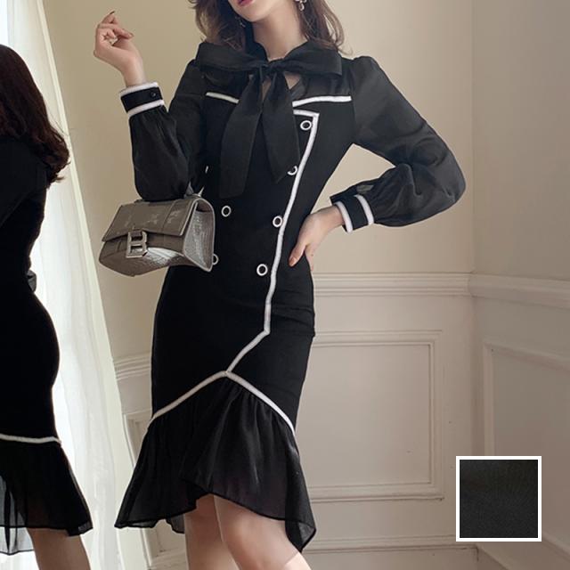 大特価アウトレット パーティードレス 結婚式 お呼ばれドレス 二次会 お呼ばれワンピース ひざ丈 ミディアム 春 夏 秋 ブライダル Naloh918 ボウタイ マーメ 好評継続中 Lojasexata Com Br