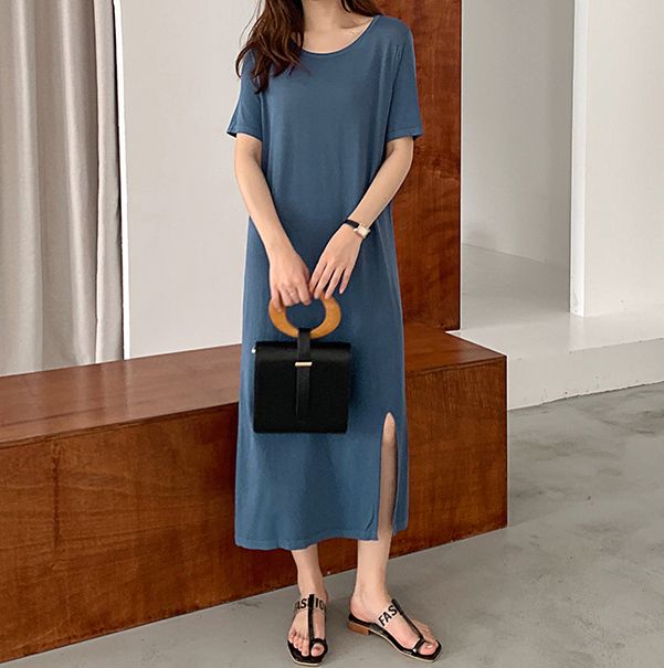 韓国 ファッション レディース ワンピース 夏 春 カジュアル Naloi455 ゆったり リラクシー プレーン ニットワンピ シンプル コーデ 定の通販はau Pay マーケット 韓国ファッション お呼ばれ パーティードレス Natu Loha ナチュロハ 商品ロットナンバー